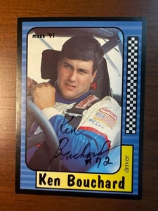 Ken Bouchard Signed 1991 MAXX Racing NASCAR Autograph - Picture 1 of 1