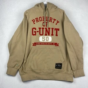 G Unit Sweater Mens 2XL Tan Sweatshirt Property Of G Unit 50 Cent Hoodie - Picture 1 of 15