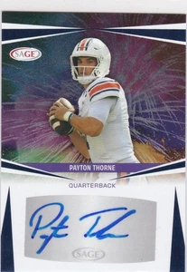 PAYTON THORNE 2025 SAGE High Series AUTO Silver #A-PT Auburn Tigers Bengals - Picture 1 of 1