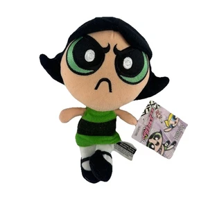 Vintage Cartoon Network Powerpuff Girls Buttercup Sitzsack Plüsch Neu mit Etikett! - Bild 1 von 7