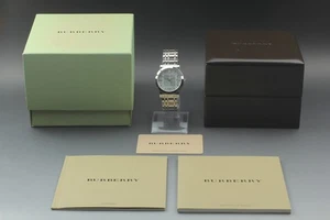 Near MINT w/ Box & Papers* BURBERRY BU1350 Quartz 38mm Elegant Men's Gift Watch - Picture 1 of 11