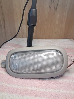2003-2024 Chrysler Jeep Dodge Beige Overhead Rear Dome Roof Light Push On/Off - Image 1 of 3