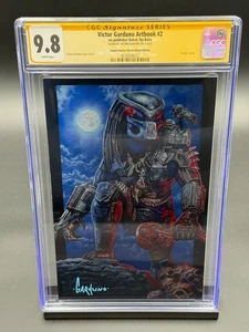 Victor Garduno Artbook #2 CGC 9.8 SS signed Predator Jungle Hunter METAL LTD 300 - Bild 1 von 2