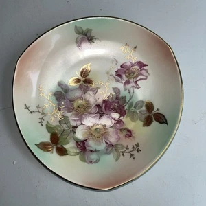 Bavaria Schumann Arzberg Germany Wildrose Blush 7-1/2" Dreieck Schale - Bild 1 von 5