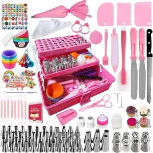 359pcs Cake Decorating Baking Supplies Set, with 66 Tip Baking Set, Piping Bags - Picture 1 of 6