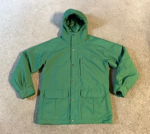 VTG Cabela's Gore Tex Men's Green Hooded Ski Jacket Parka - Size Medium - Picture 1 of 5