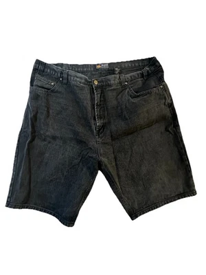 Pantalones Cortos de Jean Route 66 Para Hombre Calce Relajado Negros 100% Algodón Talla 30 Informales Foto 1 de 4