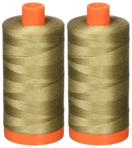2-Pack - Aurifil 50WT - Sandstone (2370) Solid - Mako Cotton Thread - 1422 Yards - Picture 1 of 1