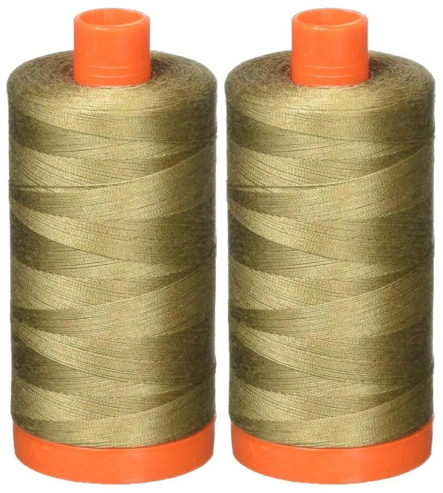 2-Pack - Aurifil 50WT - Sandstone (2370) Solid - Mako Cotton Thread - 1422 Yards - Image 1 of 1
