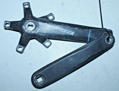 Pedivela FSA Tempo preta BCD104/74 175mm quadrada cônica SR braço de manivela envio EUA:) - Imagem 1 de 4