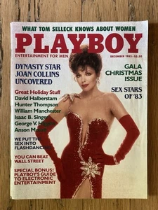 Playboy Magazine December 1983 Joan Collins - Picture 1 of 1