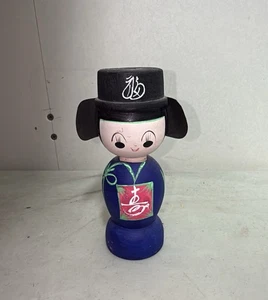 Muñeca coreana de madera Kokeshi - Imagen 1 de 6