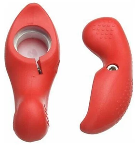 Pair of One23 Kraton Soft Grip Handlebar Bar Ends RED - BRAND NEW AND SEALED *UK - Picture 1 of 1