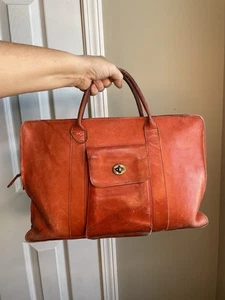 vintage turnlock bag 1970’s Rare Briefcase Laptop Satchel Commuter - Picture 1 of 13