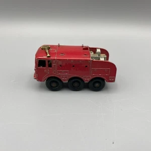 Lesney Matchbox Foamite Crash Tender No 63 rot Feuerwehrauto 6 Rad Vintage *lesen - Bild 1 von 10