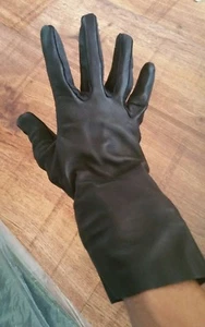 RAF Handschuhe WR Piloten Fliegen Gr. 9,5 Aircrew (9 halb ) schwarz Leder Gummi R7 - Bild 1 von 6