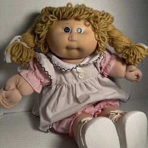 Cabbage Patch Doll VTG Coleco  Golden Braids ,  Blue Eyes, 1984 - Picture 1 of 7