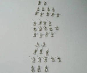 Lote de 37 figuras de marcha avanzadas de infantería de la Unión de 15 mm Old Glory Civil War B * - Imagen 1 de 4