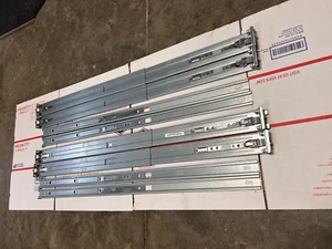 Lot de 2 714511-001 714515-001 HP DL360 G8 G9 1U SFF Rail Kit 728437-001 - Photo 1/5