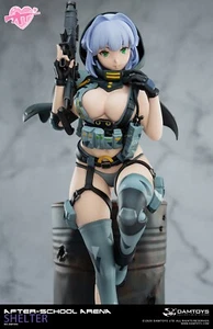 DAMTOYS 9 in. Figura Estática Estatua DMF006 After-School Arena Vol.6 Refugio - Imagen 1 de 7