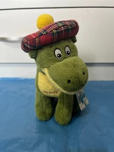 Sawley Fine Arts Green Nessie Loch Ness Monster Soft Toy Plush 10" Scotland - Picture 1 of 5