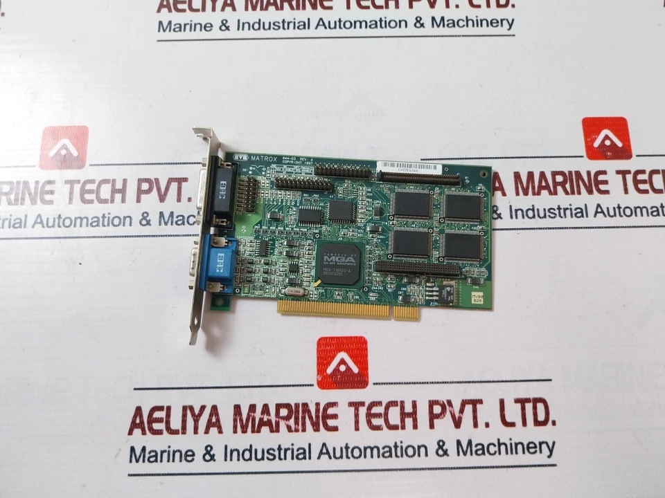 MATROX 644-03 Pcb Video Graphics Card Gad93266 - Image 1 of 4