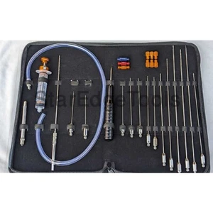 Liposuction Cannulas Set of 27 Facial Fat Grafting Transplantation suction - Picture 1 of 1