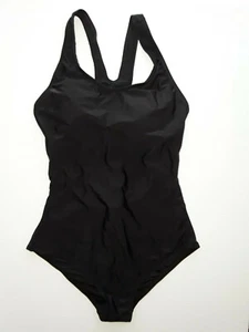 Nuevo con etiquetas Bikini Zeraca Negro Escote Bajo Cerradura Espalda Una Pieza Talla Pequeña EE. UU. 4-6 - Imagen 1 de 2