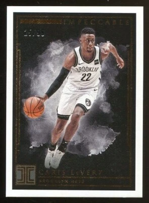 CARIS LeVERT 2018-19 Panini Impeccable #76 Base 25/99 - Image 1 of 2