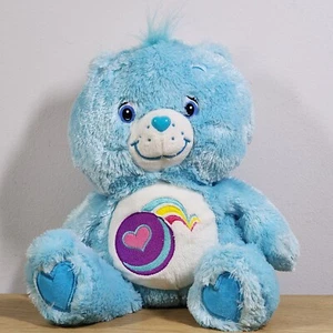 Care Bears Play-a-Lot Bear Bouncing Ball Tummy Blue Plush 2005 12” - Used Nice! - Picture 1 of 2