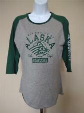 New Alaska Anchorage Seawolves Womens Size M Medium Gray Russell Shirt