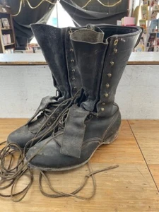 BOTAS DE REGISTRO BUFFALO BOOT CO DE COLECCIÓN PARA HOMBRE Talla 8E Negras Spokane, Wa - Imagen 1 de 8