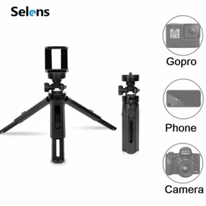 Selens Mini Desktop Tripod For DSLR Cameras Smartphones Holder Mount w/ Bracket - Picture 1 of 12
