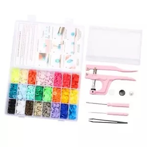 Snap Buttons Set, Snap Button Kit, Snap Fasteners Kit Tool DIY Crafts Resin - Picture 1 of 6