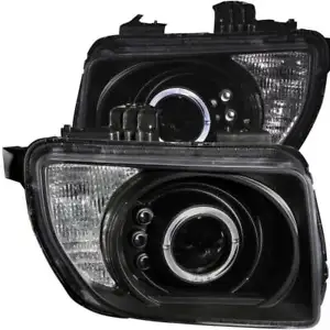 ANZO Fits 2003-2006 Honda Element Projector Headlights w/ Halo Black - Picture 1 of 9