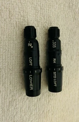 DOS Taylormade Sim M3 M4 M5 M6 +/- 2° Adaptador Derecha .335 Driver/Fwy Mano Derecha Foto 1 de 3