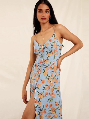 Abito donna Reformation Halter vestito floreale