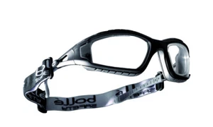Bolle Tracker Safety Glasses Goggles CLEAR anti fog lens ANSI Z87+ 40085 - Picture 1 of 2