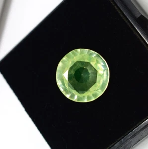 NEU RUNDER SCHNITT 15,60ct einwandfreier natürlicher grüner Peridot Ring Größe Edelstein - Bild 1 von 10