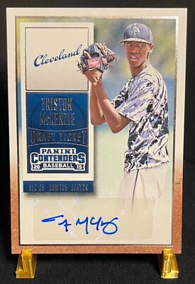 2015 Triston McKenzie Panini Contenders Draft Ticket #27 Auto - Image 1 of 2