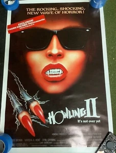 Howling II 1986 VHS Release Promotional Poster Vista Home Video Original VTG - Picture 1 of 1