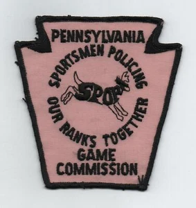 Penn. Game Comm. "Sportsmen Policing Our Ranks Together" Patch, Hunter Org. Bkgd - Picture 1 of 1