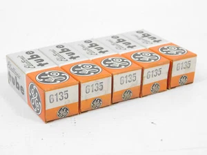 Tubos rectificadores de audio GE 5-Star 6135 6C4 Round Getter NOS (cinco tubos NOS) - Imagen 1 de 4