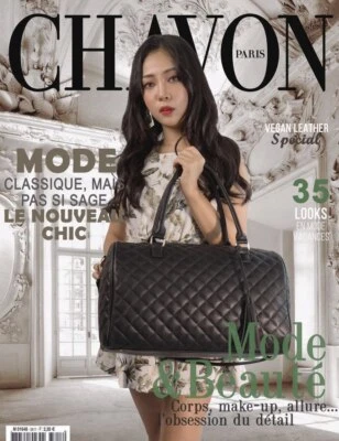 CHAVON Travel Weekender Duffle Bag for Women Quilted Vegan Overnight Carry On - Image 1 of 2