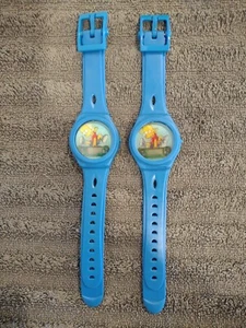 Lot of 2 The Simpsons Bart Simpson Wrist Watch Kelloggs Promotion 2002 Not Work - Picture 1 of 12