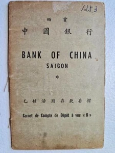 South Vietnam Bank of China, Saigon Savings Passbook - Picture 1 of 3