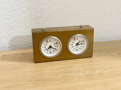 Chess clock Analog chess clock Vintage chess clock Mechanical chess clock Timer - Image 1 of 4