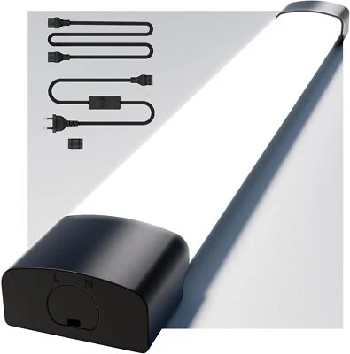 LED Unterbauleuchte 40/120/150cm 5000K Kaltlweiß mit Stecker für Schränke IP65 - Bild 1 von 4