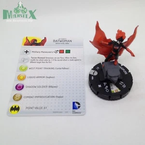 Heroclix Batman Set Batwoman #036 ¡Figura rara con tarjeta! - Imagen 1 de 1
