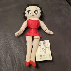 Muñeca de peluche vintage Betty Boop 1999 Universal Studios Islands Adventures con etiquetas - Imagen 1 de 6
